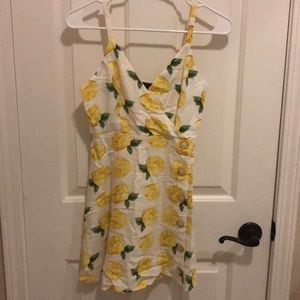 Lemon print dress